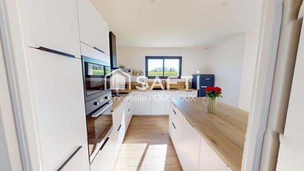 Maison contemporaine de plain-pied – 3 chambres et garage