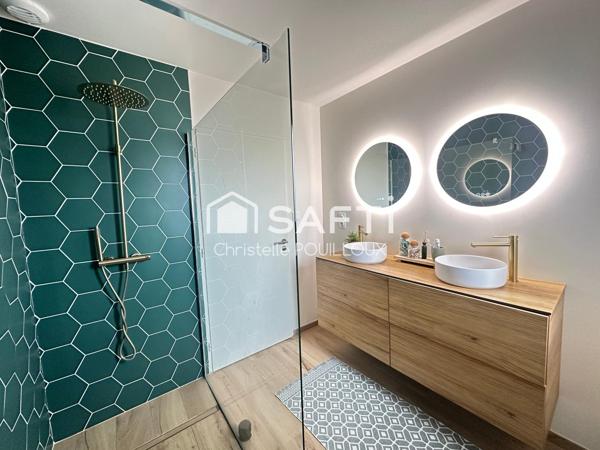 Maison contemporaine de plain-pied – 3 chambres et garage