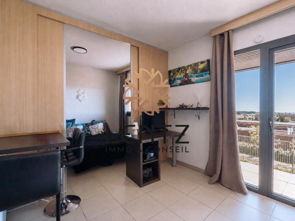 Forum, appartement de 28m2 avec balcon et vue dégagée