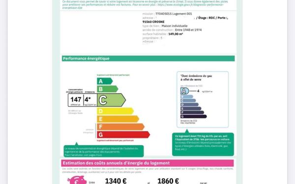 Maison à vendre    6 pièces • 149 m2 Crosne