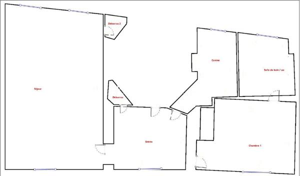 A vendre - appartement - 57 m² - Paris - 75006  - Jardin du Luxembourg