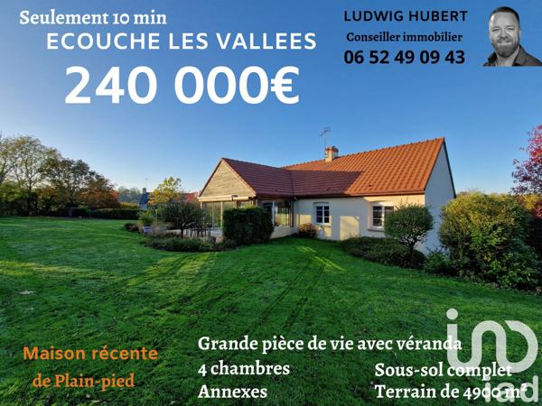 Maison à vendre 5 pièces 130 m² Écouché-les-Vallées