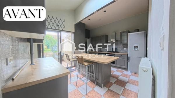 QUARTIER SAINT-JEAN : Maison Familiale 4 Chambres avec Jardin – Potentiel à Révéler !