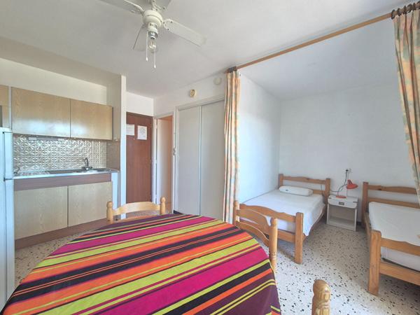 Appartement Balaruc Les Bains 1 pièce(s) 21 m2 avec coin nuit