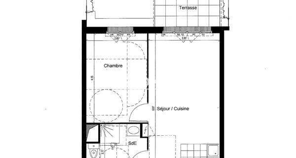 Location Appartement 2 pièces 40.92 m² - Le Blanc-mesnil 93150