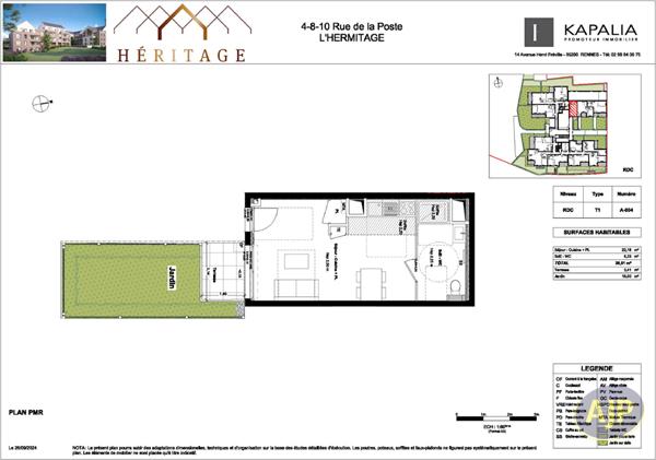Vente appartement L Hermitage : 168 000 € - AJP Immobilier Pacé