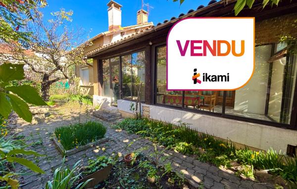 MAISON PLAIN PIED - CENTRE VILLE QUARTIER PRISÉ- T4 -TERRAIN ARBORÉ