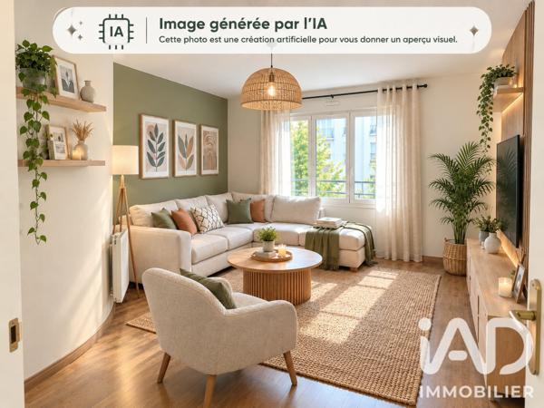 Appartement à vendre 3 pièces 65,42 m² Asnières-sur-Seine