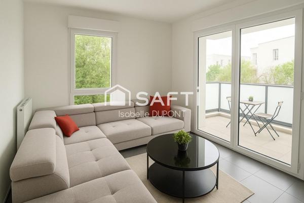 SUPERBE T2, 1er ETAGE, BALCON, ASCENSEUR, PARKING