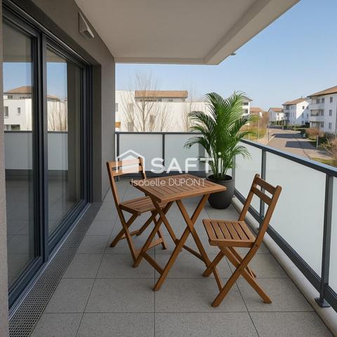 SUPERBE T2, 1er ETAGE, BALCON, ASCENSEUR, PARKING