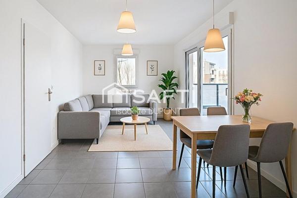 SUPERBE T2, 1er ETAGE, BALCON, ASCENSEUR, PARKING