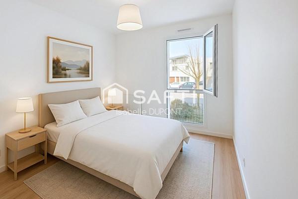 SUPERBE T2, 1er ETAGE, BALCON, ASCENSEUR, PARKING