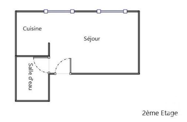 Appartement Studio à vendre  1 pièce - 17,50 m 2   PARIS  - 75005