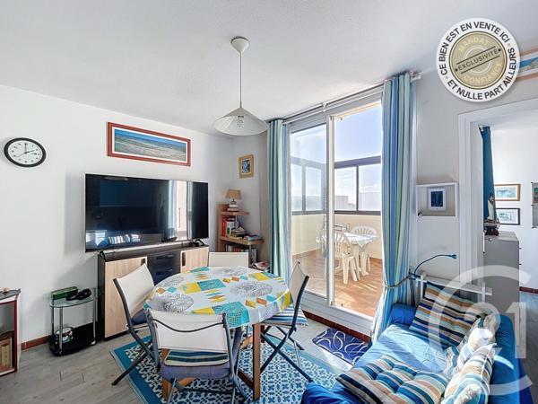 Appartement F2 à vendre  2 pièces - 25 m2 LE BARCARES - 66