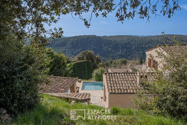 Maison de charme avec piscine et vue mer – 187.93 m² – Tourrettes sur loup