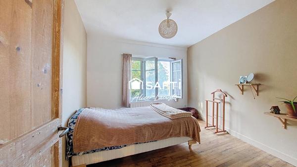 Maison de village mitoyenne avec jardin