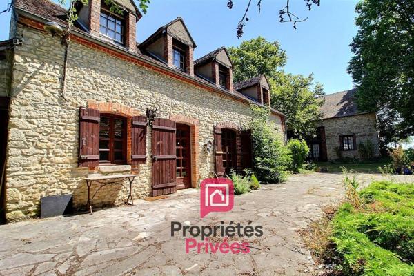 AUTHENTIQUE LONGERE GATINAISE de 170 m2 AVEC GRANGE de 170 m2 aménagée, PISCINE INTERIEURE, DEPENDANCES, TERRAIN de plus d'1 Hectare - À 1h30 de PARIS