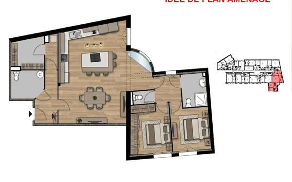 Appartement à vendre    3 pièces • 80 m2 Toulouse