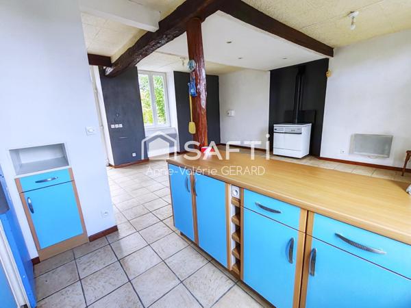 Maison en pierre – 3 chbs – 5 096 m² de terrain