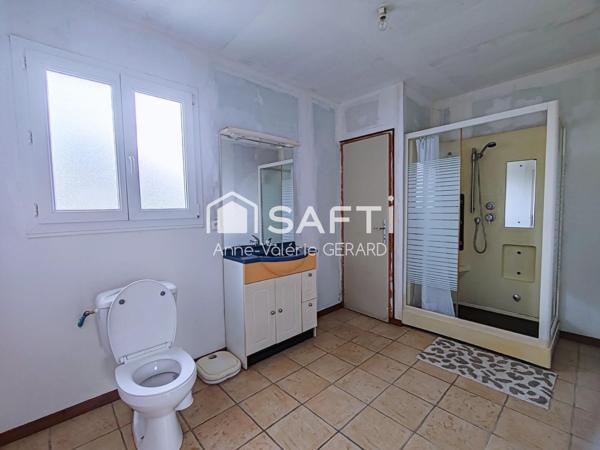 Maison en pierre – 3 chbs – 5 096 m² de terrain