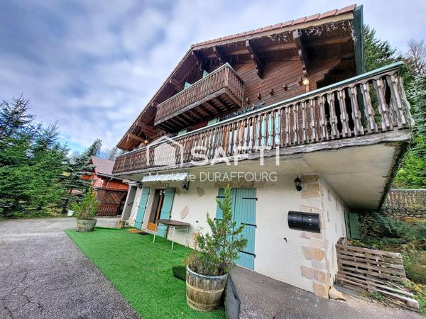 Chalet bois proche des stations de ski