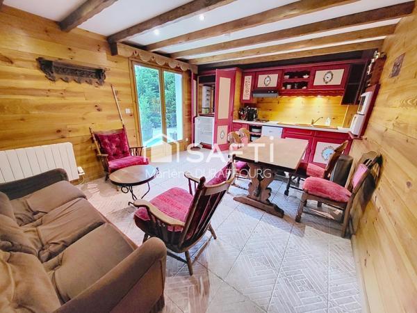 Chalet bois proche des stations de ski