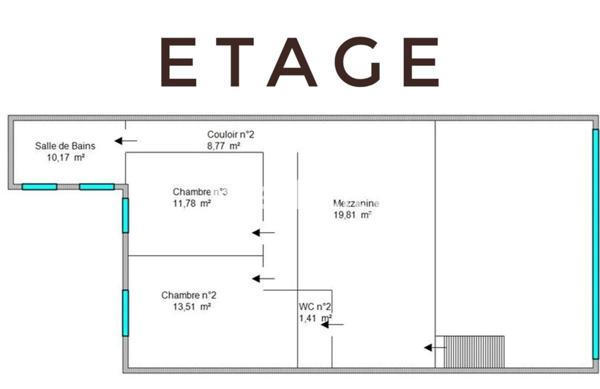 Loft 5 pièces - 176 m²