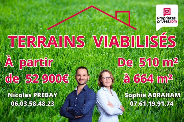 TERRAINS CONSTRUCTIBLES VIABILISÉS À JANVILLE EN BEAUCE
