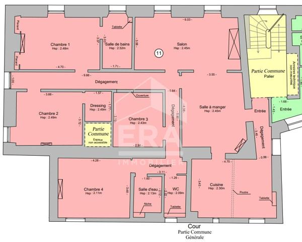 Appartement Melun 6 pièce(s) 135 m2 - Idéal grande famille ou colocation