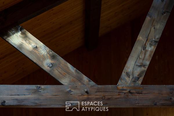 Chalet familial avec piscine dans son hameau