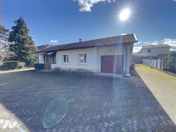 MIRIBEL (01) Les Echets Villa plain-pied 5 pièces 86m² terrain 999m²