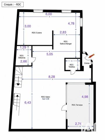 Appartement à vendre 6 pièces 120 m² Paris 15