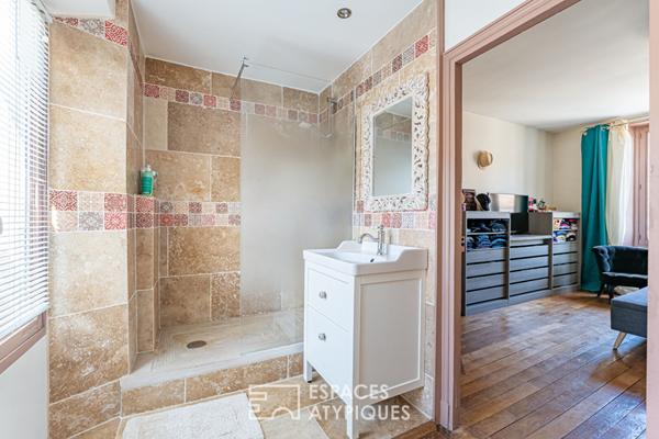 Charmante maison de ville avec cour pavée