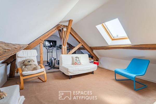 Charmante maison de ville avec cour pavée