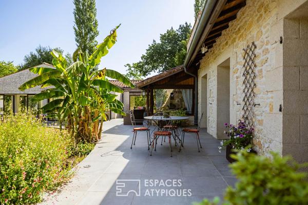 Maison de famille et son parc arboré