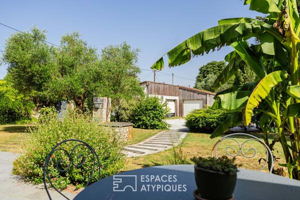 Maison de famille et son parc arboré