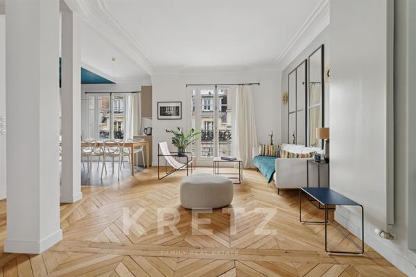 Élégant duplex avec balcon, au calme, à Passy