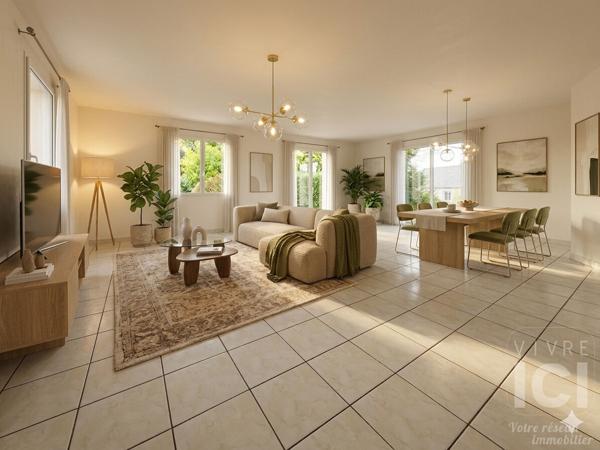 Maison de plain-pied - Treillières bourg - 3 chambres - 110m²