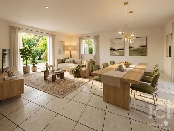 Maison de plain-pied - Treillières bourg - 3 chambres - 110m²