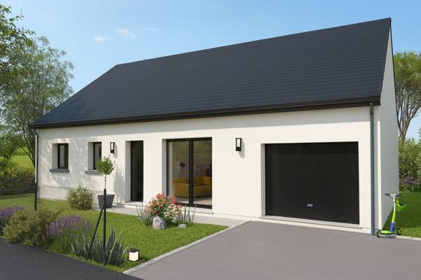 Terrain + Maison à vendre 4 pièces - 85 m²