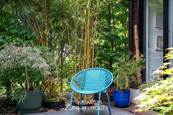 Maison d’architecte en bois d’Inspiration californienne au coeur de la Petite Garenne