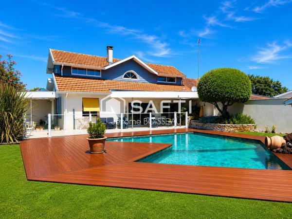 ? Villa de caractère 141 m2 avec piscine au cœur de Biscarrosse