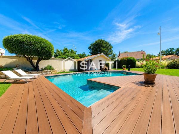 ? Villa de caractère 141 m2 avec piscine au cœur de Biscarrosse