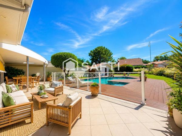 ? Villa de caractère 141 m2 avec piscine au cœur de Biscarrosse