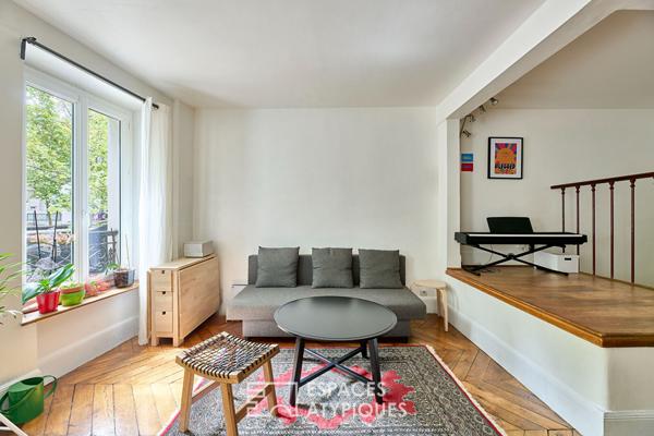 Duplex lumineux et traversant Proche Bercy