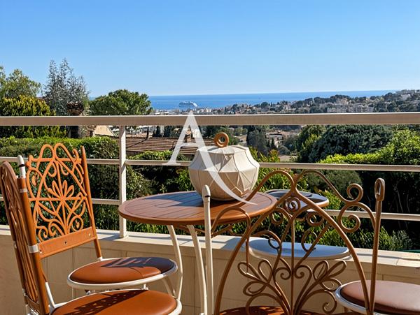 Appartement Le Cannet 2 pièces 74 m2 vue mer