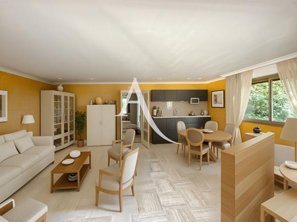 Appartement Le Cannet 2 pièces 74 m2 vue mer