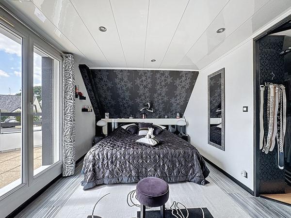 Maison contemporaine sur sous-sol total, 141m², 4 chambres - Hennebont.