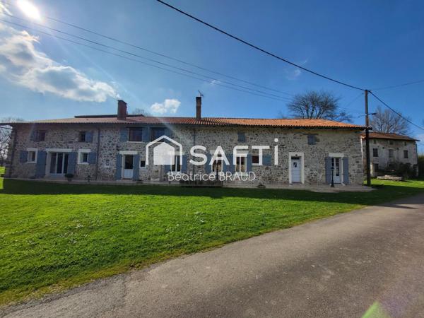 Propriété au calme dans un écrin de verdure.