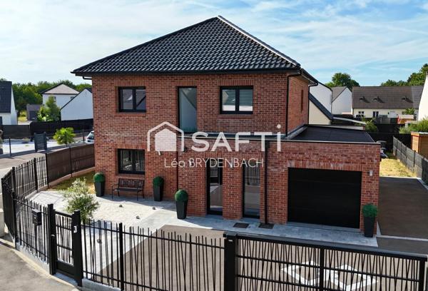 Maison contemporaine individuelle - 145 m2 - 4ch - Denain/Gerberas